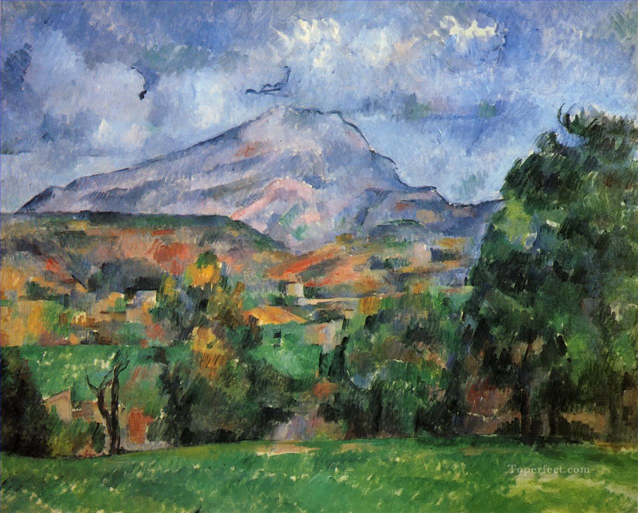 Mont Sainte Victoire 5 Paul Cezanne Oil Paintings